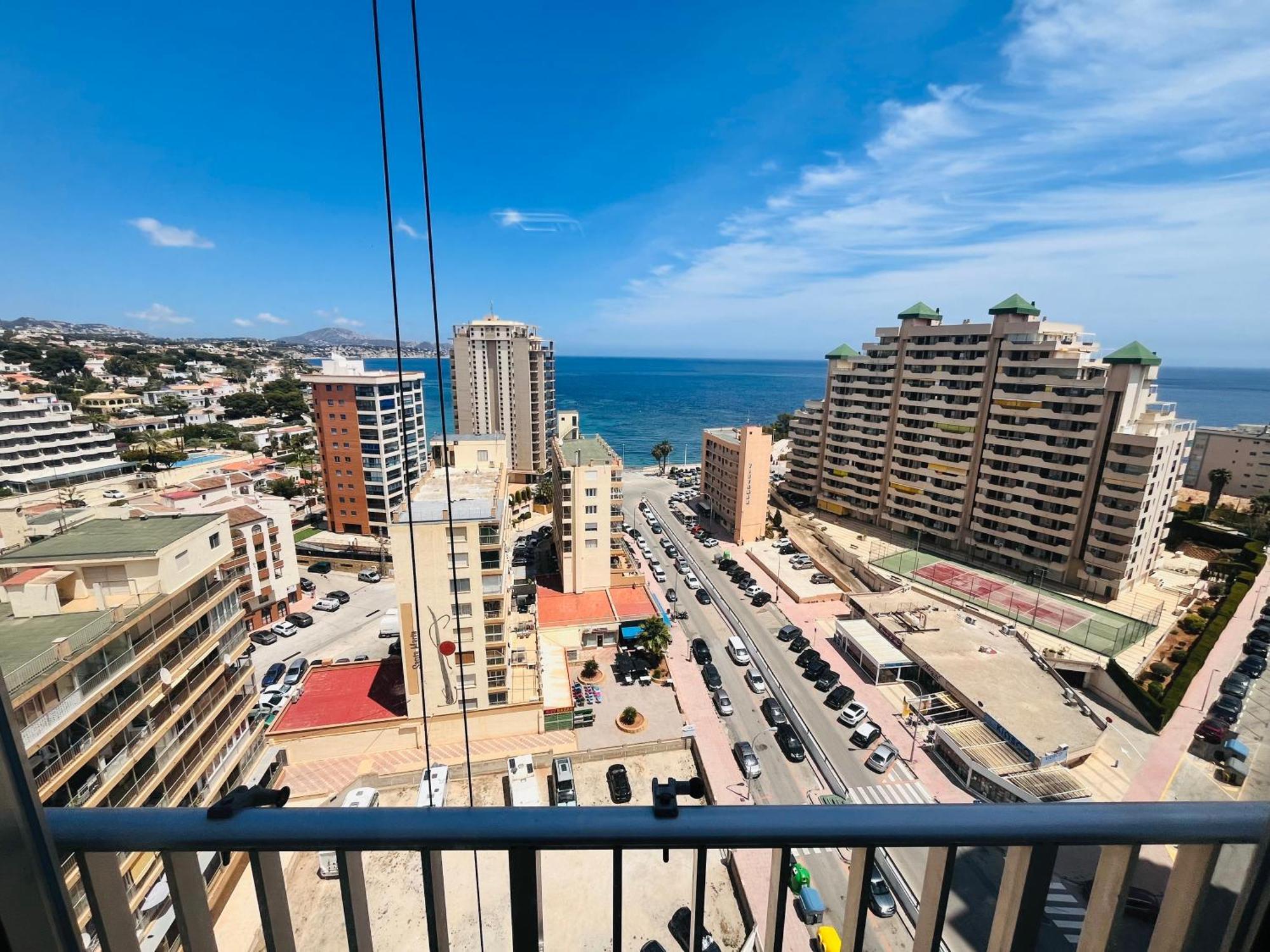 Calpe Apartamento Con Vistas Al Mar Impresionantes A 5 Min De La Playa Aire Wifi Parking Comunitario Bagian luar foto
