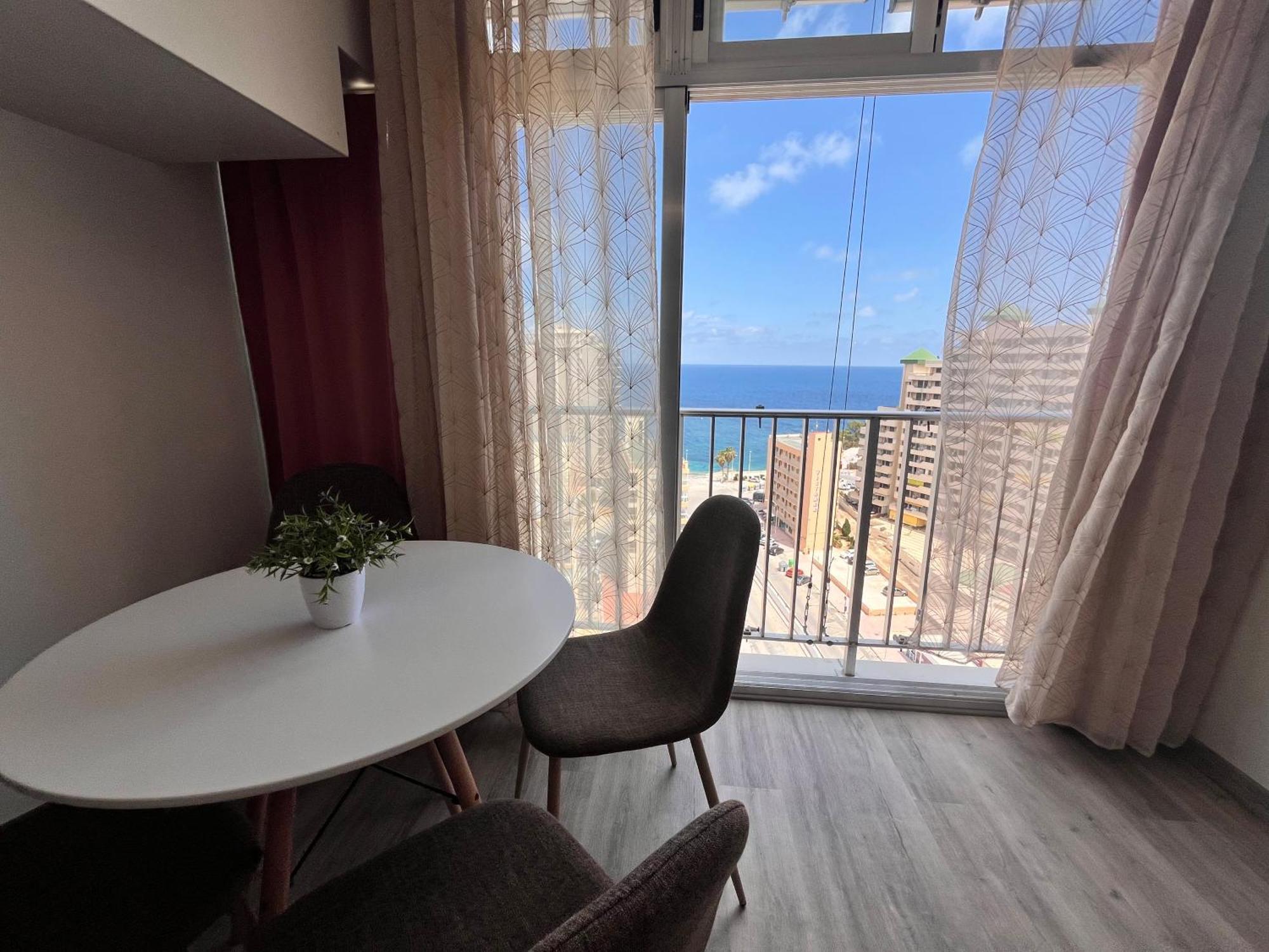 Calpe Apartamento Con Vistas Al Mar Impresionantes A 5 Min De La Playa Aire Wifi Parking Comunitario Bagian luar foto